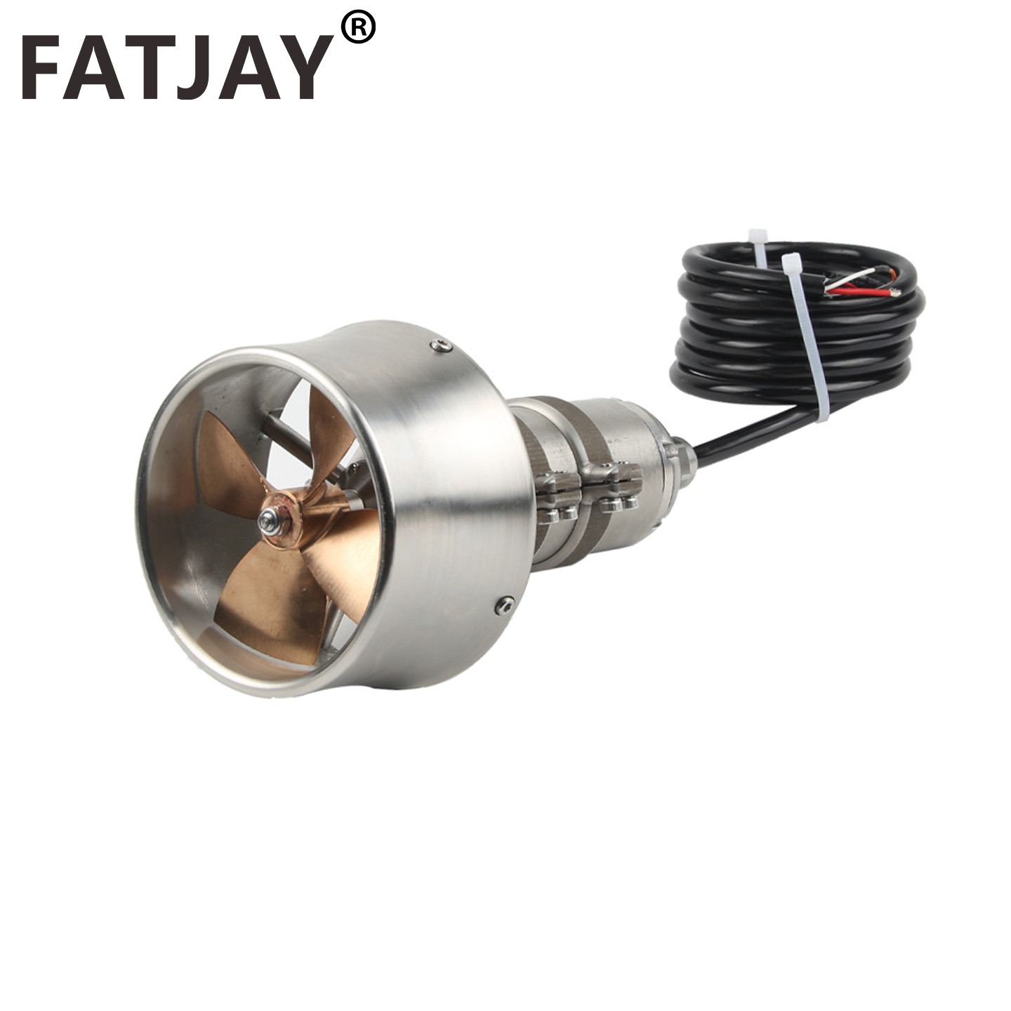 Rc Boat Brushless Motor - 316l aço inoxidável fanjoy KYI-8ET-SUS 8kg