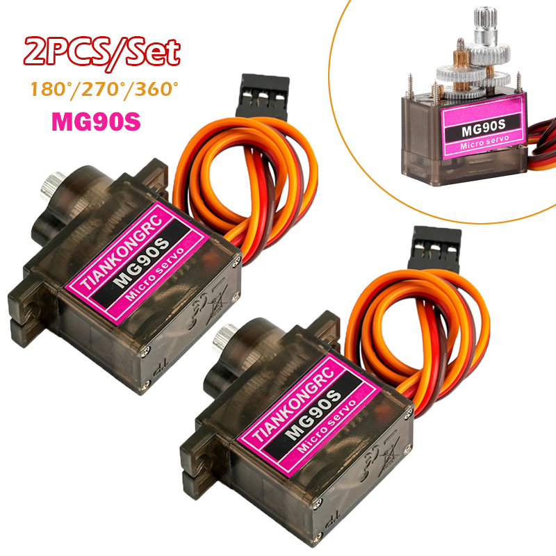 Drone Rc Diy - 2 Peças MG90S Servo Digital Micro