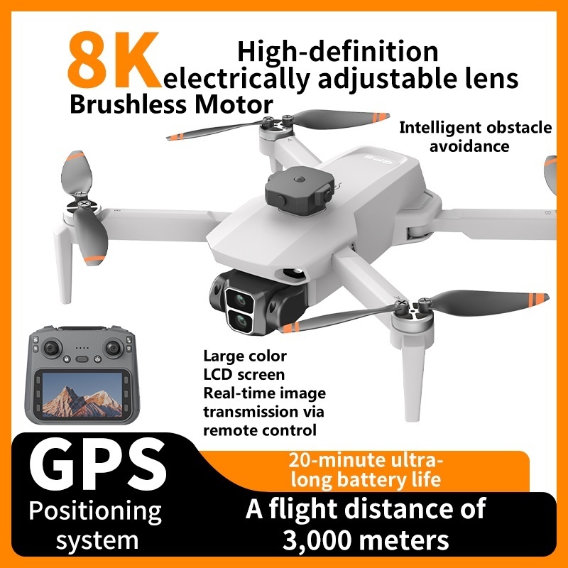Drone Rc Gps - Drone RC Dobrável com Câmera 8K