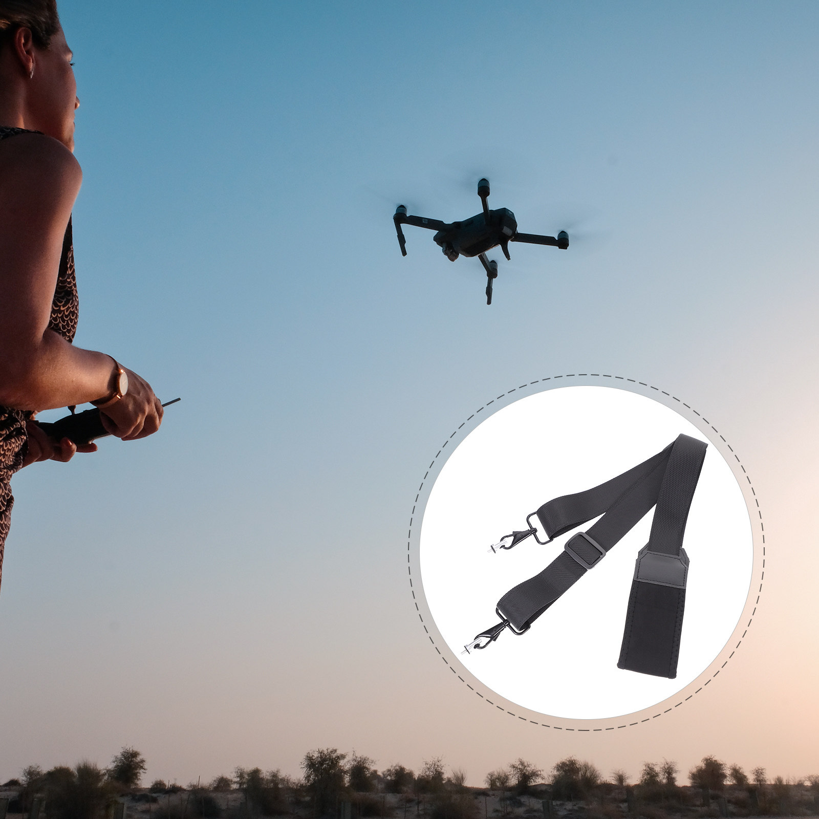Drone Rc Lanyard - Cinta de Pescoço para Controle Remoto