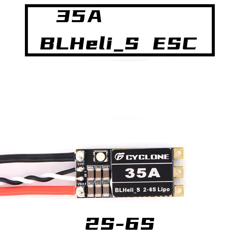 Drone Rc Fpv - Ciclone 35A BLHeli_S ESC - Suporte