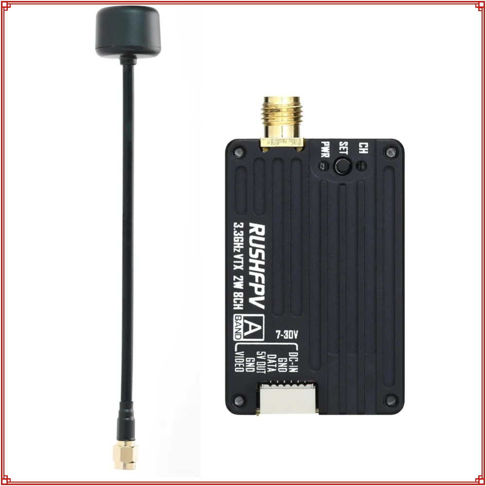 Drone Rc Fpv - Novo Transmissor RUSHFPV 3.3G 2W VTX
