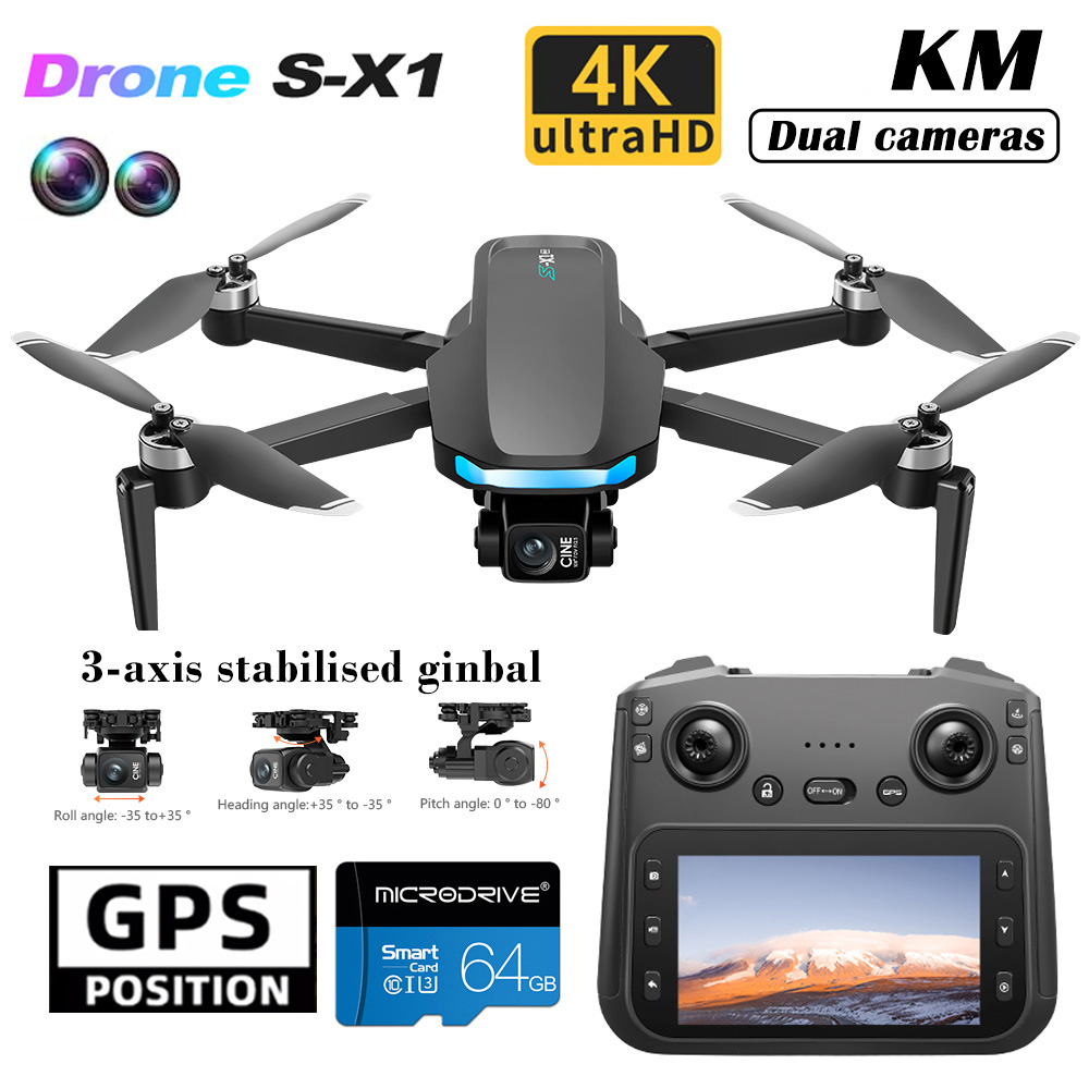Drone X1 Rc - S-X1 Novo Drone com Tela 3