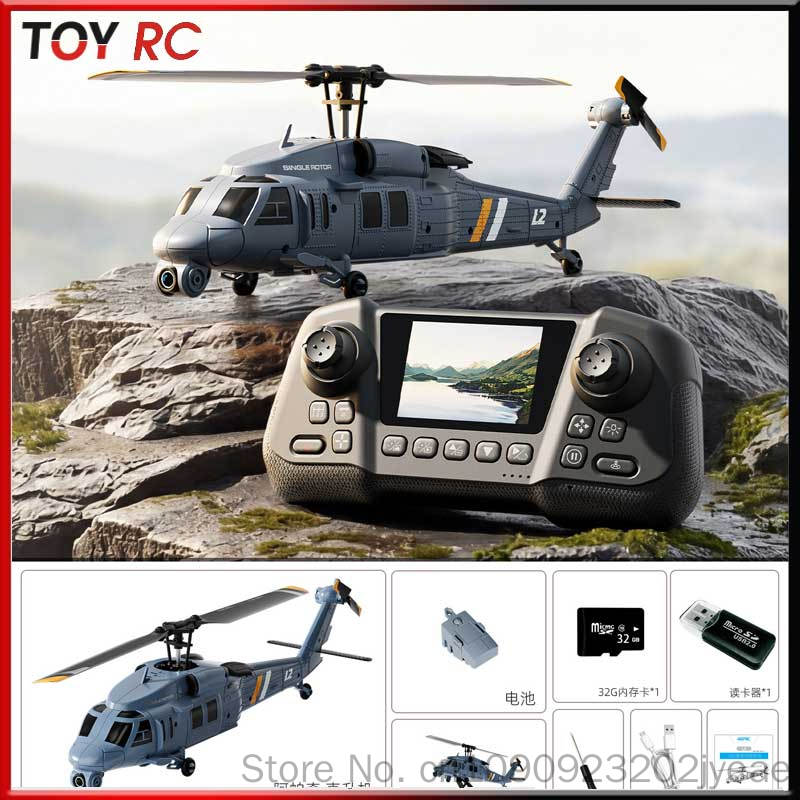 Rc Helicopter Gyro - Helicóptero RC 4DRC L2 com Câmera