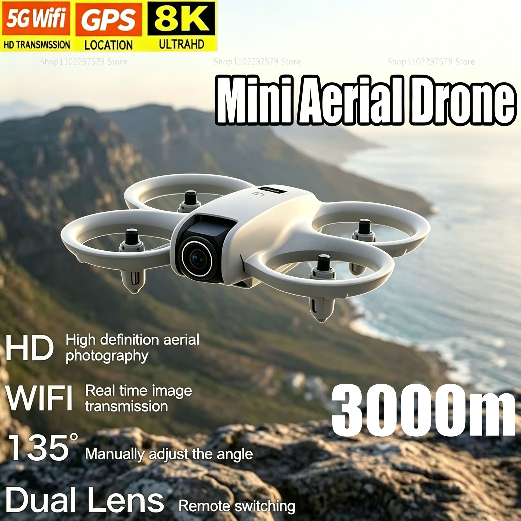 Drone Rc Explorer - Mini Drone com Câmera HD 8K