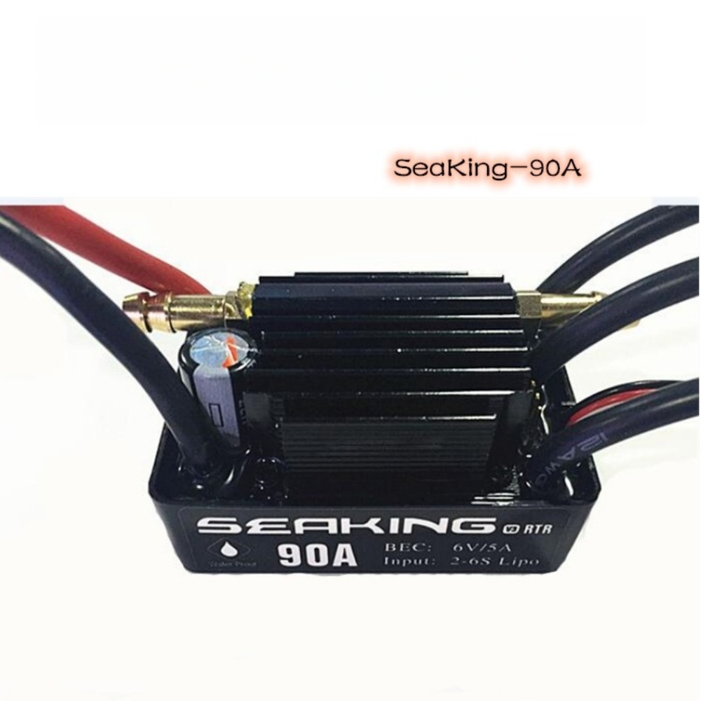 Rc Boat Brushless Motor - FATJAY Hobbywing Seaking-90A-V3 90A 2-6S Controlador