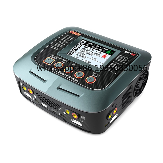 Lipo Battery Charger - Carregador/Descarregador Inteligente SkyRC Q200 QUATTRO AC/DC