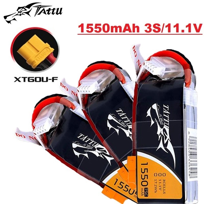 Drone Zll Rc - Bateria TATTU-LiPo para Helicóptero RC, Quadcopter,