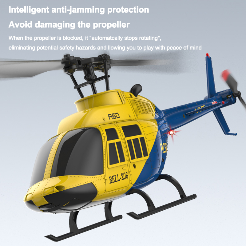 Helicóptero A60 RC 2.4G 6-Aixs - Rc Helicopter Gyro avaliação e preço