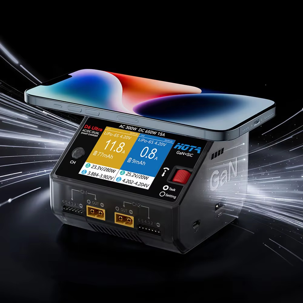 Carregador HOTA D6 Ultra GaN+S - Lipo Battery Charger avaliação e preço