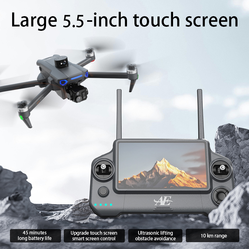 Drone RC 2026 AE30 com GPS, câ - Drone Rc Gps avaliação e preço