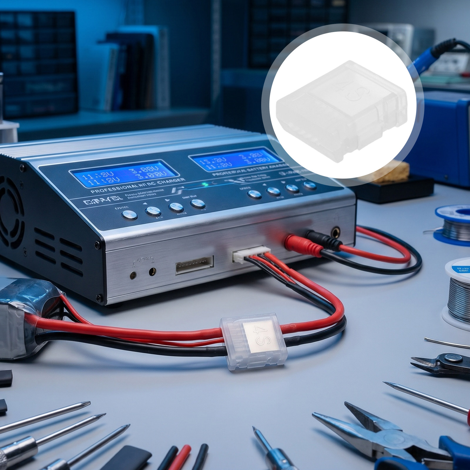 50 Peças Protetor de Plugue Ba - Lipo Battery Charger avaliação e preço