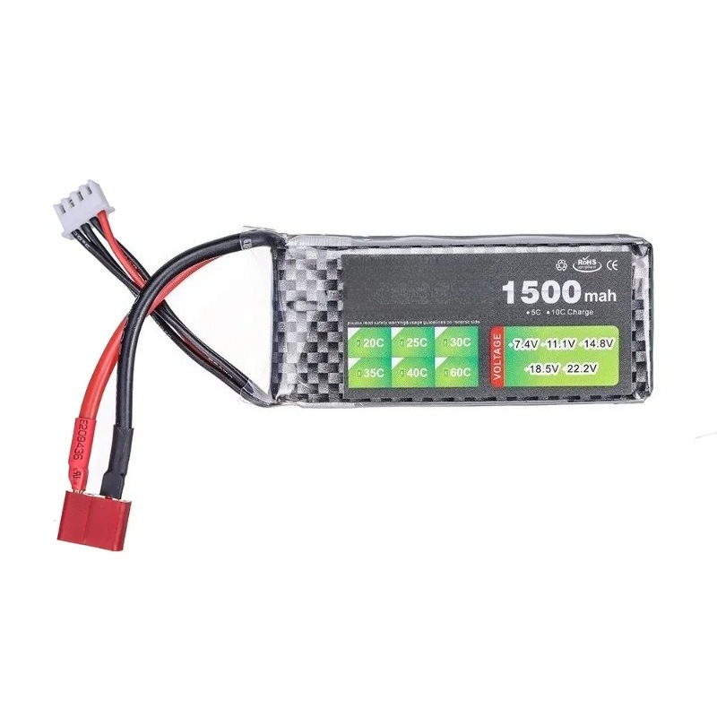 Para brinquedos rc 7.4v 1500ma - Drone Zll Rc avaliação e preço
