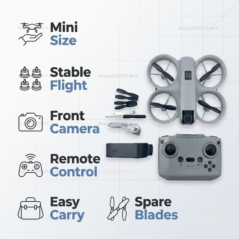 Mini Drone com Câmera HD 8K FP - Drone Rc Explorer avaliação e preço