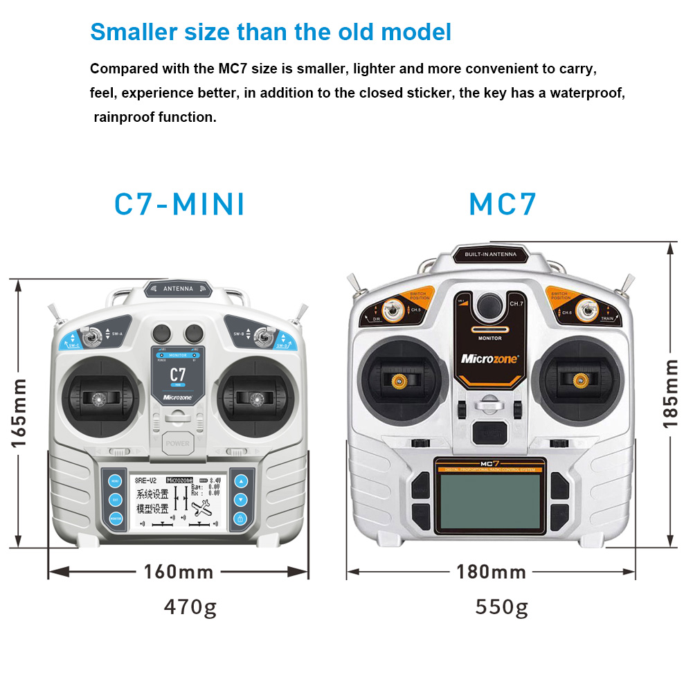 MicroZone MC7 Controlador C7 M - Drone Rc Battery avaliação e preço