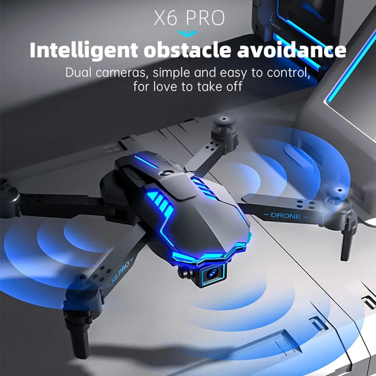 Drone KBDFA X6 PRO com câmera  - Drone Rc Explorer avaliação e preço
