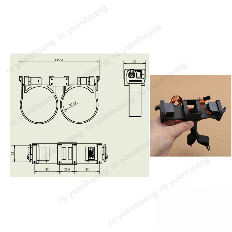 1 pçs ajustável distância de c - Drone Rc Lanyard avaliação e preço