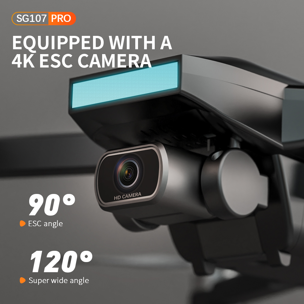 Zll sg107 pro zangão 4k profis - Drone Zll Rc avaliação e preço