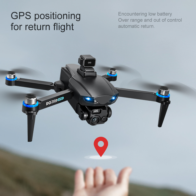Novo drone 8k com câmera hd, l - Drone Rc Gps avaliação e preço