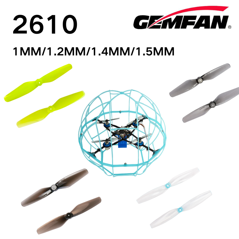 Hélices Gemfan 2610 de 2,6 pol - Drone Rc Battery avaliação e preço