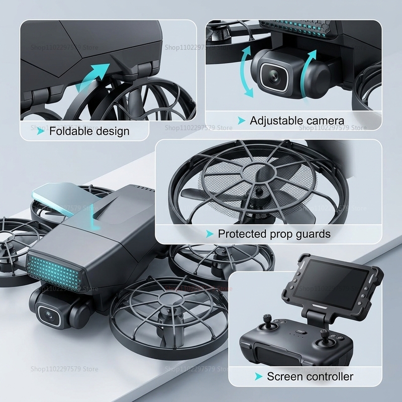 Novos Drones M8 GPS 8K Profiss - Drone Rc Gps avaliação e preço