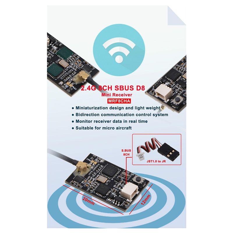 Módulo Receptor Mini D8 A29F-M - Frsky Receiver Module avaliação e preço