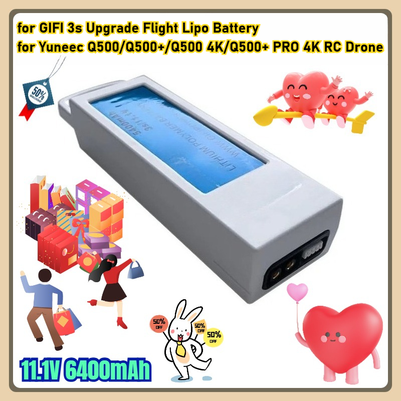 11.1v 6400mah para gifi 3s atu - Drone Zll Rc avaliação e preço