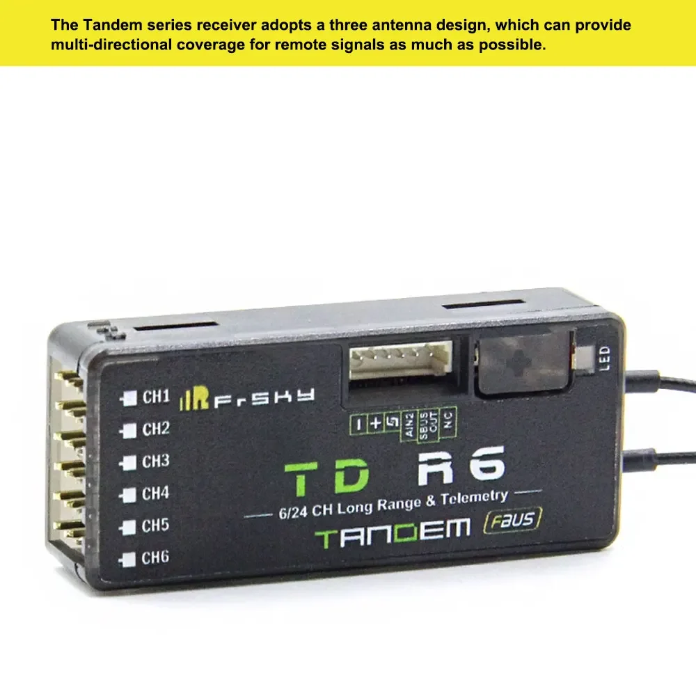 FrSky TD R6 2.4G/900MHz Recept - Frsky Receiver Module avaliação e preço
