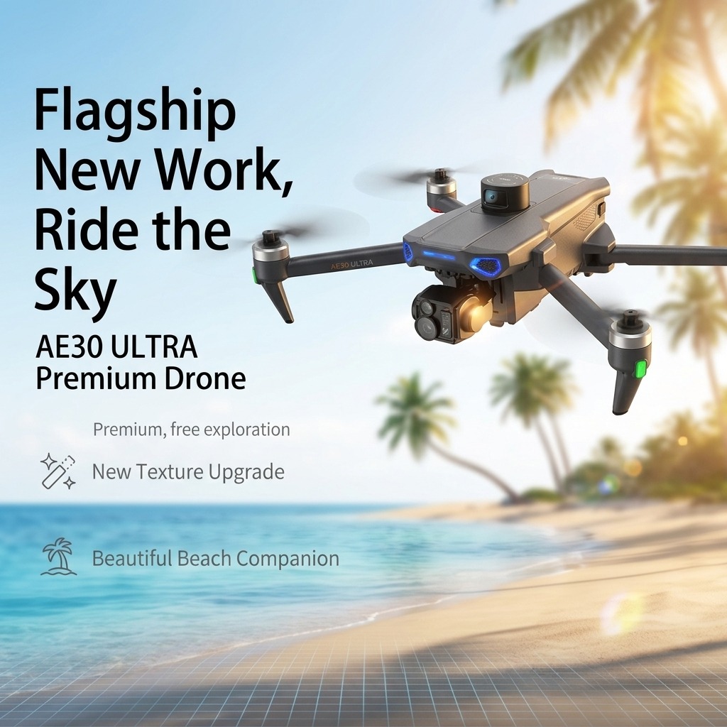 NOVO Drone AE30 Ultra com GPS, - Drone Rc Gps avaliação e preço