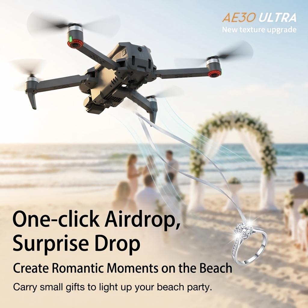 NOVO Drone AE30 Ultra com GPS, - Drone Rc Gps avaliação e preço
